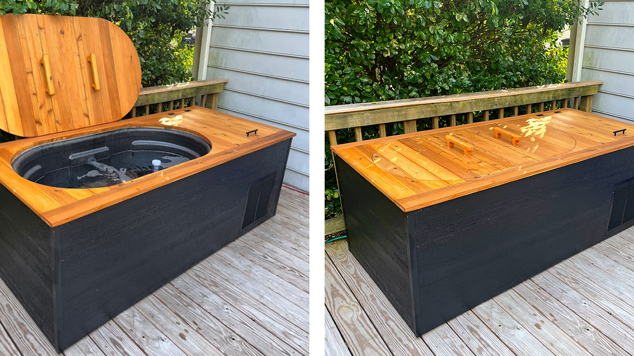 DIY Cold Plunge Spotlight: Ben's Stock Tank Plunge