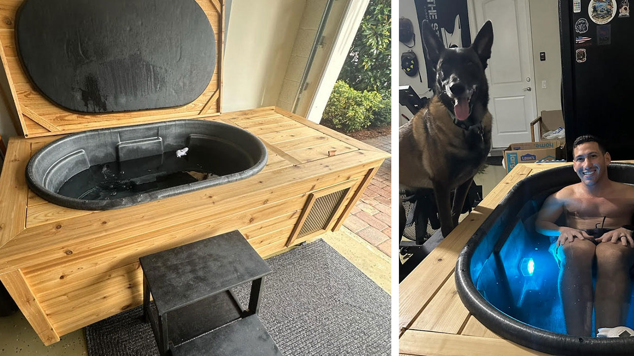 DIY Cold Plunge Spotlight: Evan's Stock Tank Cold Plunge