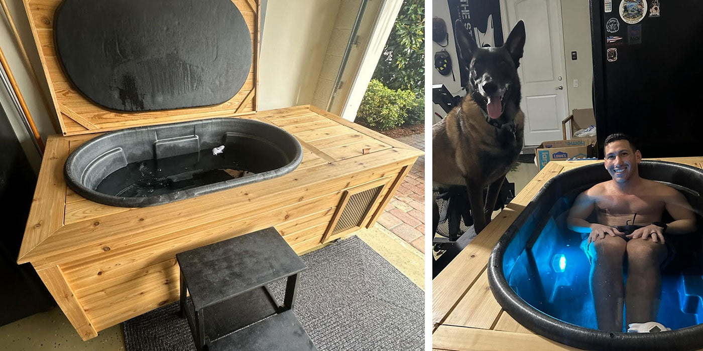 DIY Cold Plunge Spotlight Evan's Stock Tank Cold Plunge