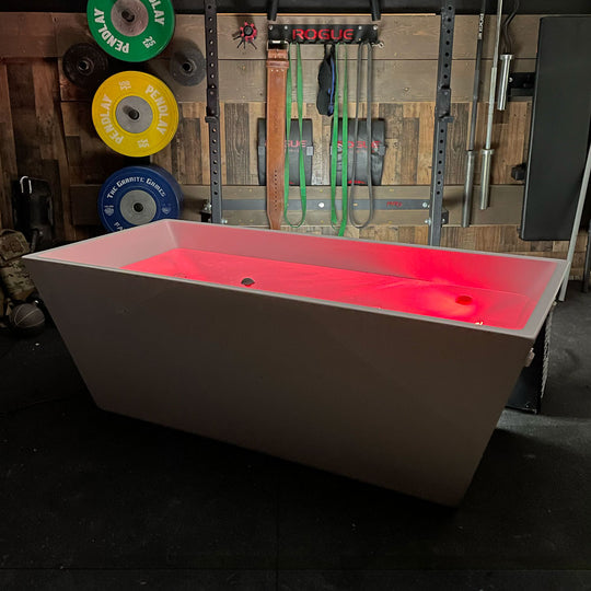 Turn an acrylic bathtub into a cold plunge