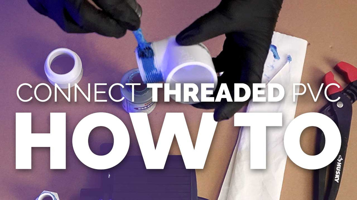 Pvc Threaded Re Threaded PVC Connections: DIY Guide – DIY Cold Plunge