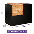 DIY Sauna "Standard" Dimensions Image