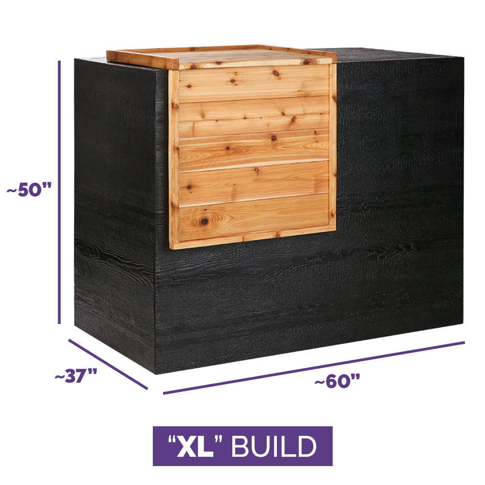 DIY Sauna "XL" Dimensions Image